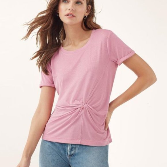 Splendid - Rib Sandwash Knot Tee - Picture 2 of 3